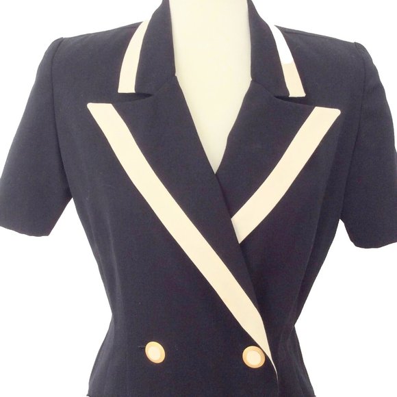 Collectibles Vintage Black Career Dress Size 4 - Picture 2 of 6